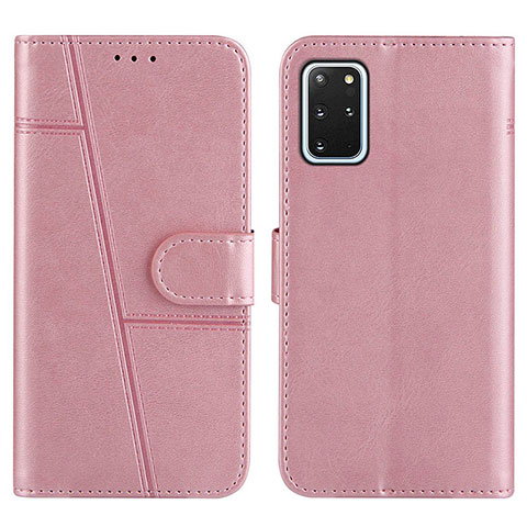 Handytasche Stand Schutzhülle Flip Leder Hülle Y01X für Samsung Galaxy S20 Plus 5G Rosegold