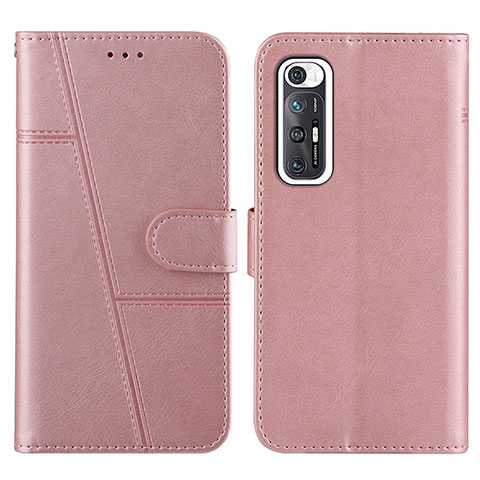 Handytasche Stand Schutzhülle Flip Leder Hülle Y01X für Xiaomi Mi 10S 5G Rosegold