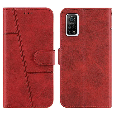 Handytasche Stand Schutzhülle Flip Leder Hülle Y01X für Xiaomi Mi 10T Pro 5G Rot