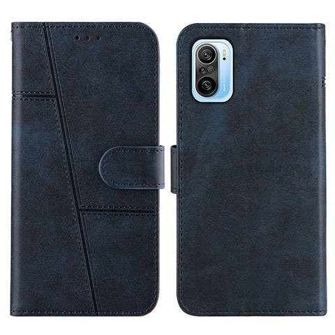 Handytasche Stand Schutzhülle Flip Leder Hülle Y01X für Xiaomi Mi 11i 5G Blau