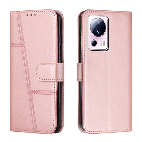 Handytasche Stand Schutzhülle Flip Leder Hülle Y01X für Xiaomi Mi 12 Lite NE 5G Rosegold