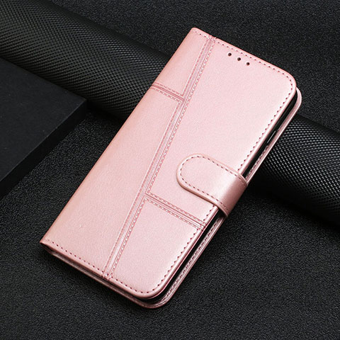 Handytasche Stand Schutzhülle Flip Leder Hülle Y01X für Xiaomi Mi 13 5G Rosegold