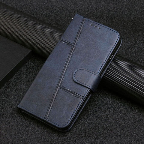 Handytasche Stand Schutzhülle Flip Leder Hülle Y01X für Xiaomi Poco C55 Blau