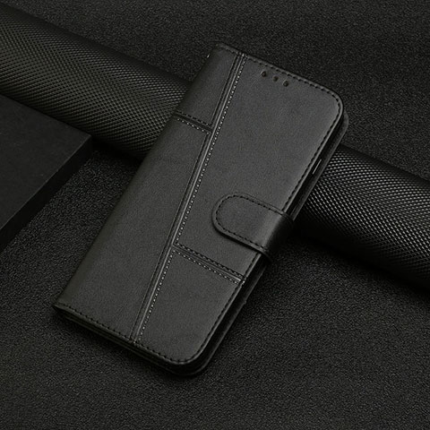 Handytasche Stand Schutzhülle Flip Leder Hülle Y01X für Xiaomi Poco F5 Pro 5G Schwarz