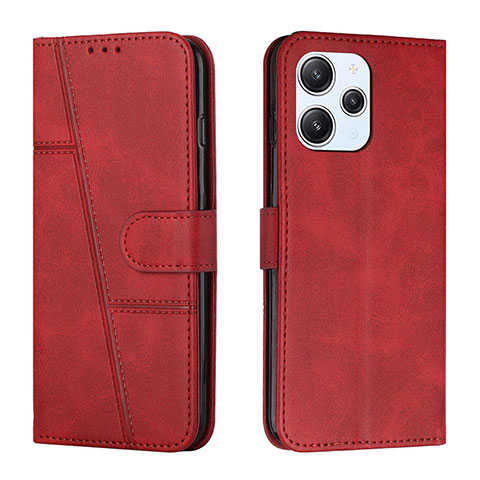 Handytasche Stand Schutzhülle Flip Leder Hülle Y01X für Xiaomi Redmi 12 4G Rot