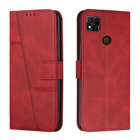 Handytasche Stand Schutzhülle Flip Leder Hülle Y01X für Xiaomi Redmi 9 Activ Rot