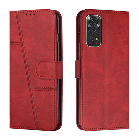 Handytasche Stand Schutzhülle Flip Leder Hülle Y01X für Xiaomi Redmi Note 11S 4G Rot