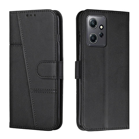 Handytasche Stand Schutzhülle Flip Leder Hülle Y01X für Xiaomi Redmi Note 12 4G Schwarz