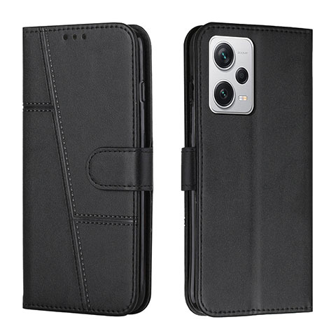 Handytasche Stand Schutzhülle Flip Leder Hülle Y01X für Xiaomi Redmi Note 12 Pro 5G Schwarz