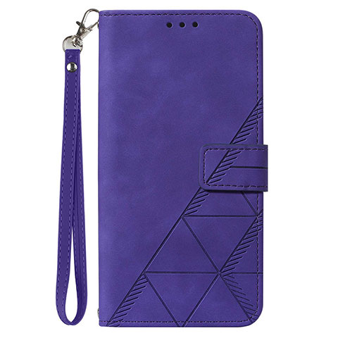 Handytasche Stand Schutzhülle Flip Leder Hülle Y02B für Google Pixel 8 5G Violett