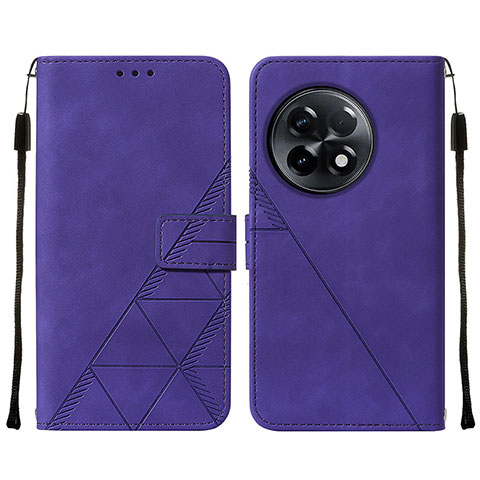 Handytasche Stand Schutzhülle Flip Leder Hülle Y02B für OnePlus 11R 5G Violett