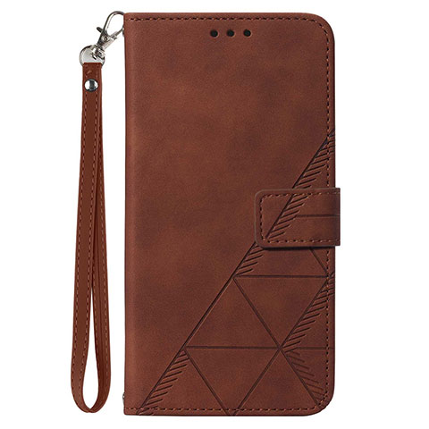 Handytasche Stand Schutzhülle Flip Leder Hülle Y02B für Samsung Galaxy A03 Core Braun