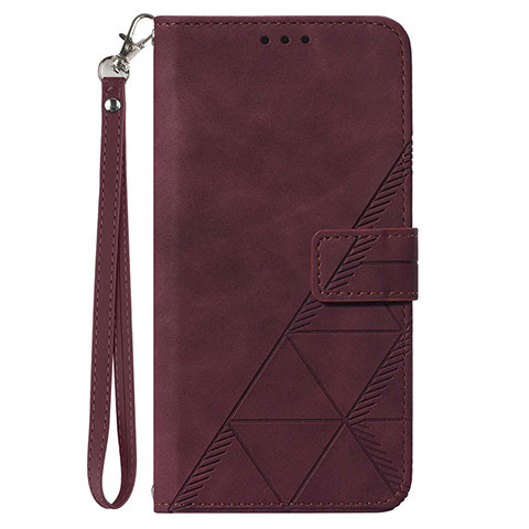 Handytasche Stand Schutzhülle Flip Leder Hülle Y02B für Samsung Galaxy A23 4G Fuchsie