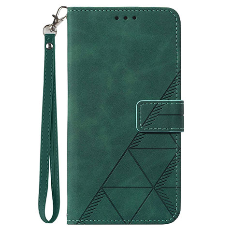 Handytasche Stand Schutzhülle Flip Leder Hülle Y02B für Samsung Galaxy M33 5G Grün