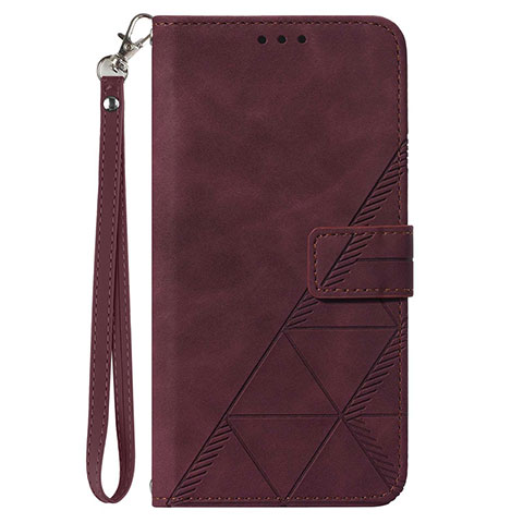 Handytasche Stand Schutzhülle Flip Leder Hülle Y02B für Samsung Galaxy M53 5G Fuchsie