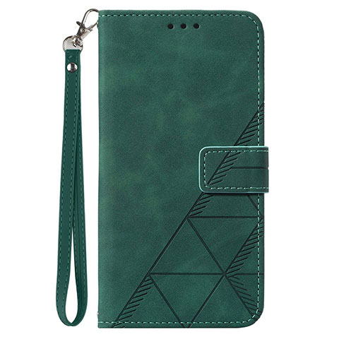 Handytasche Stand Schutzhülle Flip Leder Hülle Y02B für Samsung Galaxy M53 5G Grün