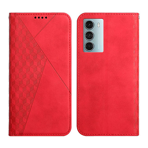 Handytasche Stand Schutzhülle Flip Leder Hülle Y02X für Motorola Moto Edge S30 5G Rot