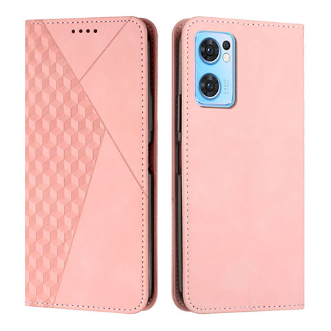 Handytasche Stand Schutzhülle Flip Leder Hülle Y02X für OnePlus Nord CE 2 5G Rosegold