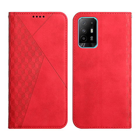 Handytasche Stand Schutzhülle Flip Leder Hülle Y02X für Oppo Reno5 Z 5G Rot