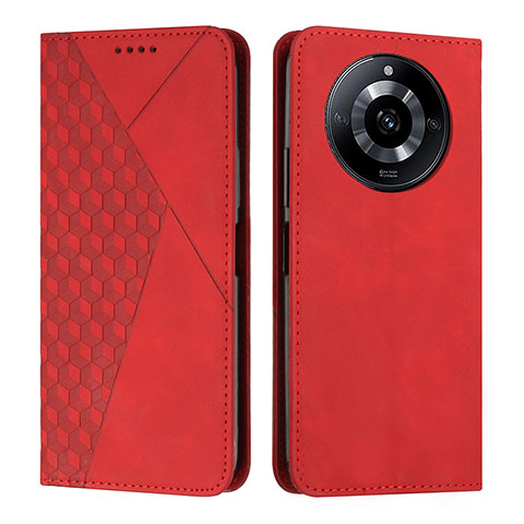 Handytasche Stand Schutzhülle Flip Leder Hülle Y02X für Realme 11 Pro+ Plus 5G Rot