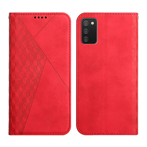 Handytasche Stand Schutzhülle Flip Leder Hülle Y02X für Samsung Galaxy A02s Rot