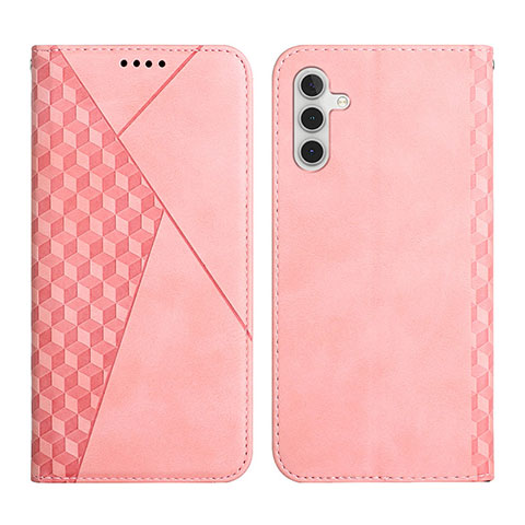 Handytasche Stand Schutzhülle Flip Leder Hülle Y02X für Samsung Galaxy A04s Rosegold