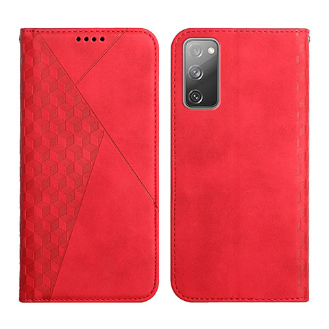 Handytasche Stand Schutzhülle Flip Leder Hülle Y02X für Samsung Galaxy S20 FE (2022) 5G Rot