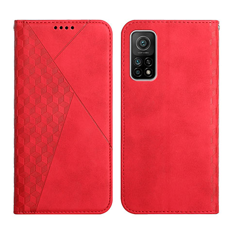 Handytasche Stand Schutzhülle Flip Leder Hülle Y02X für Xiaomi Mi 10T 5G Rot