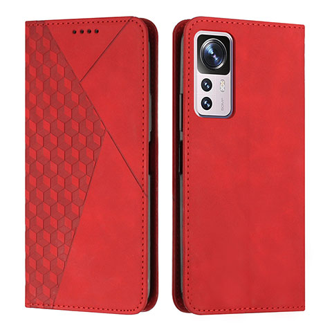 Handytasche Stand Schutzhülle Flip Leder Hülle Y02X für Xiaomi Mi 12T Pro 5G Rot