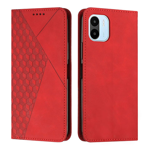 Handytasche Stand Schutzhülle Flip Leder Hülle Y02X für Xiaomi Poco C50 Rot