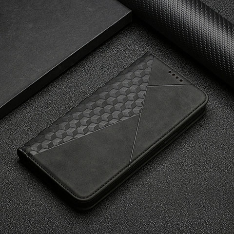 Handytasche Stand Schutzhülle Flip Leder Hülle Y02X für Xiaomi Poco F5 Pro 5G Schwarz