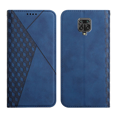 Handytasche Stand Schutzhülle Flip Leder Hülle Y02X für Xiaomi Poco M2 Pro Blau