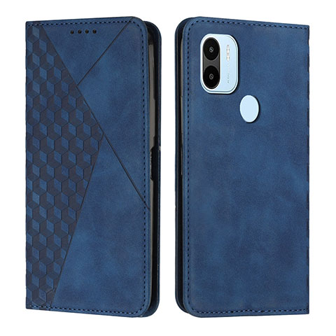 Handytasche Stand Schutzhülle Flip Leder Hülle Y02X für Xiaomi Redmi A1 Plus Blau