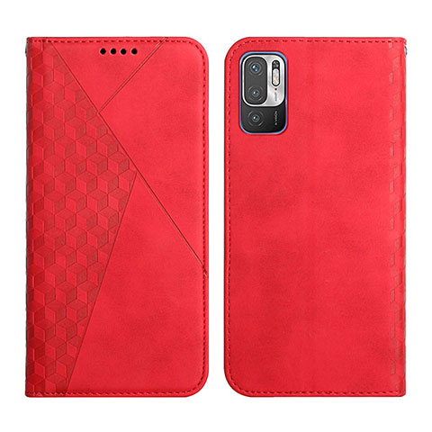 Handytasche Stand Schutzhülle Flip Leder Hülle Y02X für Xiaomi Redmi Note 10T 5G Rot