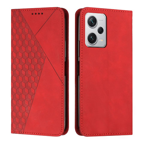 Handytasche Stand Schutzhülle Flip Leder Hülle Y02X für Xiaomi Redmi Note 12 Pro 5G Rot