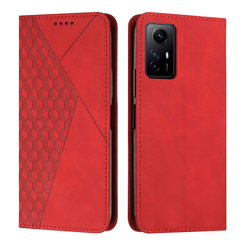 Handytasche Stand Schutzhülle Flip Leder Hülle Y02X für Xiaomi Redmi Note 12S Rot