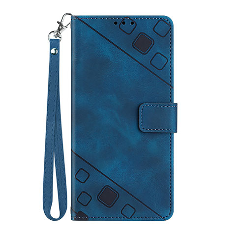 Handytasche Stand Schutzhülle Flip Leder Hülle Y03B für Huawei Honor X6 5G Blau