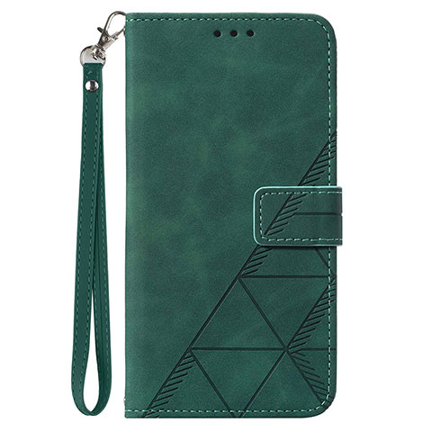 Handytasche Stand Schutzhülle Flip Leder Hülle Y03B für Samsung Galaxy A12 Grün