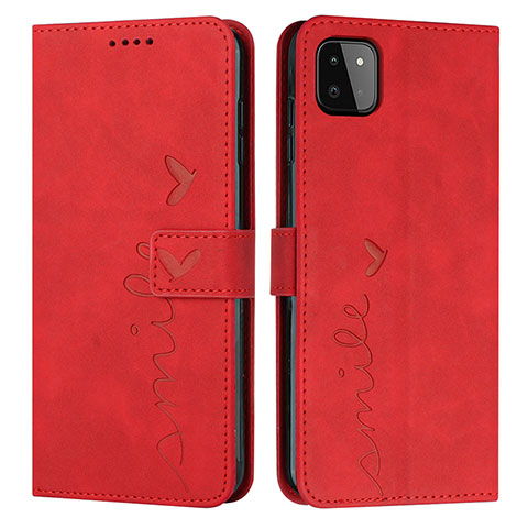 Handytasche Stand Schutzhülle Flip Leder Hülle Y03X für Samsung Galaxy A22s 5G Rot