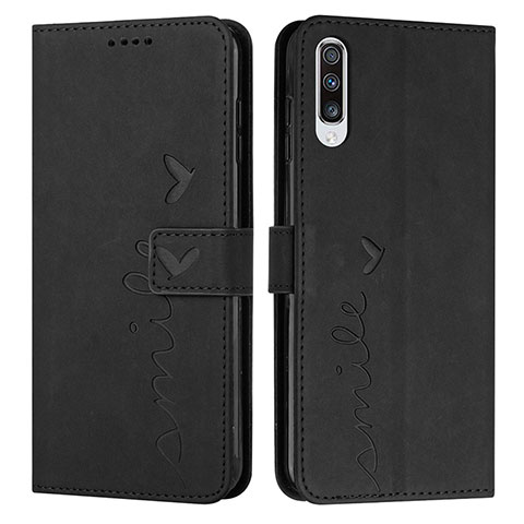 Handytasche Stand Schutzhülle Flip Leder Hülle Y03X für Samsung Galaxy A30S Schwarz