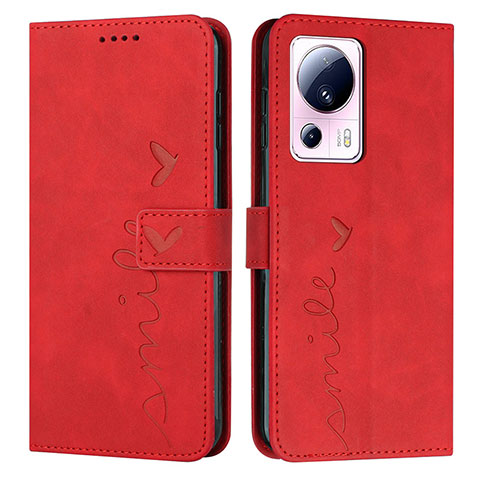 Handytasche Stand Schutzhülle Flip Leder Hülle Y03X für Xiaomi Mi 12 Lite NE 5G Rot