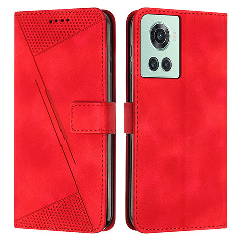 Handytasche Stand Schutzhülle Flip Leder Hülle Y04X für OnePlus 10R 5G Rot