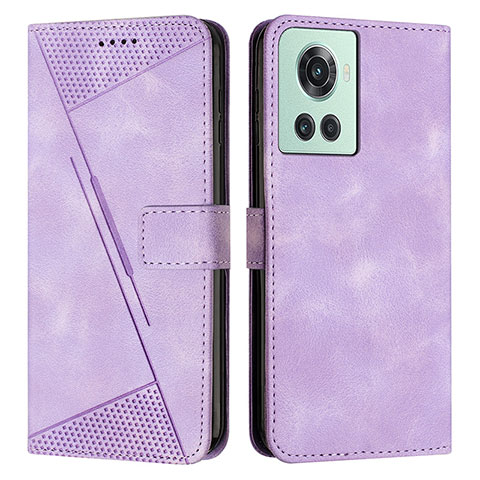 Handytasche Stand Schutzhülle Flip Leder Hülle Y04X für OnePlus 10R 5G Violett