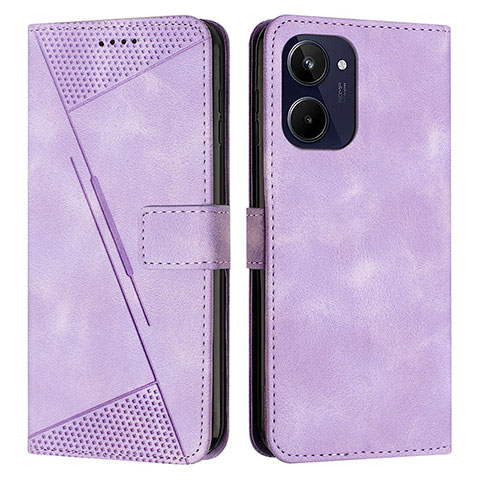 Handytasche Stand Schutzhülle Flip Leder Hülle Y04X für Realme 10 4G Violett