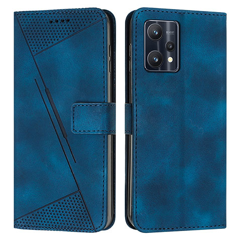 Handytasche Stand Schutzhülle Flip Leder Hülle Y04X für Realme 9 Pro 5G Blau