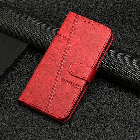 Handytasche Stand Schutzhülle Flip Leder Hülle Y04X für Samsung Galaxy A03s Rot