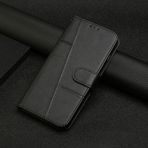 Handytasche Stand Schutzhülle Flip Leder Hülle Y04X für Samsung Galaxy A03s Schwarz