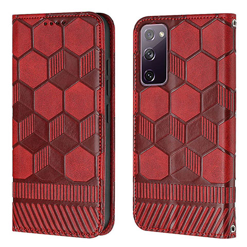 Handytasche Stand Schutzhülle Flip Leder Hülle Y05B für Samsung Galaxy S20 FE 4G Rot