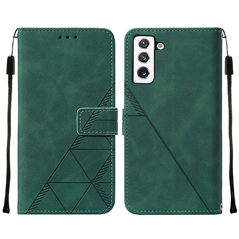 Handytasche Stand Schutzhülle Flip Leder Hülle Y07B für Samsung Galaxy S21 Plus 5G Grün