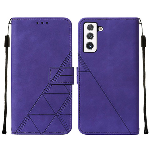 Handytasche Stand Schutzhülle Flip Leder Hülle Y07B für Samsung Galaxy S21 Plus 5G Violett